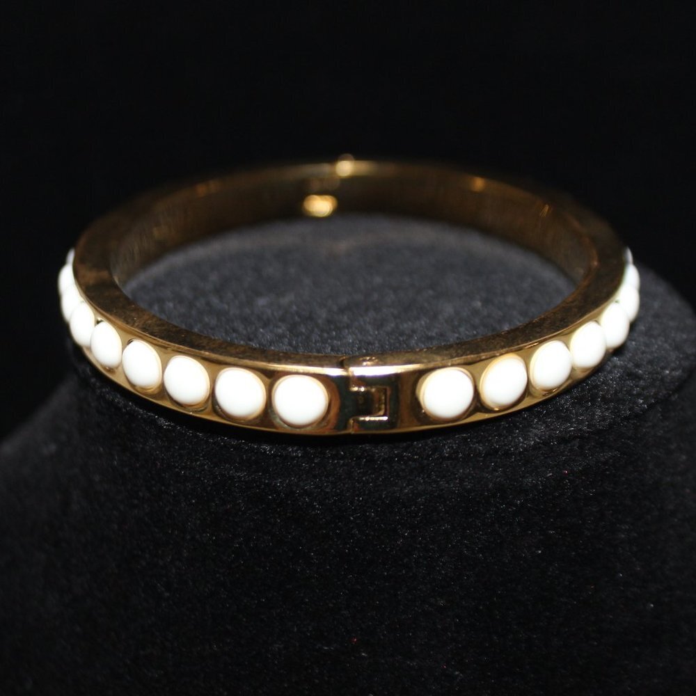 J. Crew MINI GUMDROP STONE HINGE BRACELET - Picture 2 of 8